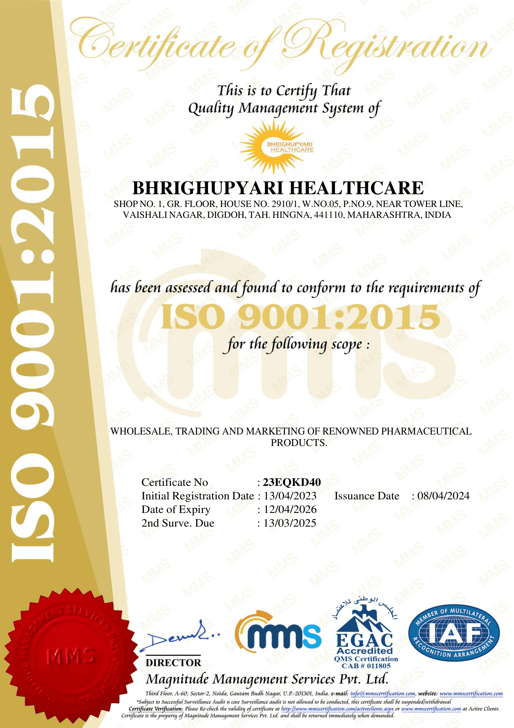 Company Certificate